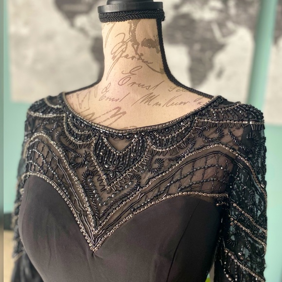 Black evening gown Cinderella Brand - Picture 4 of 4